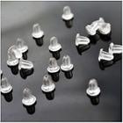 Earring Backs Stopper (100pcs) 100 Pcs - Transparent - One Size