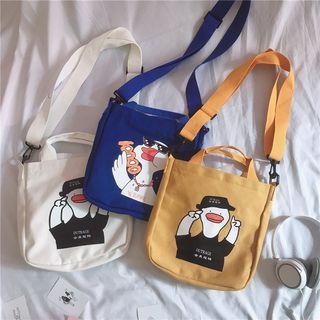 Duck Printed Accent Backpack