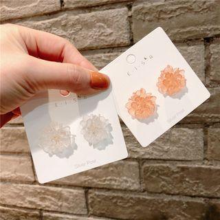 Transparent Flower Earring