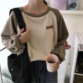 Raglan Sleeve Print Top