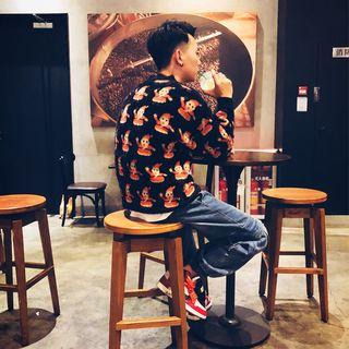 Printed Santa Claus Sweater