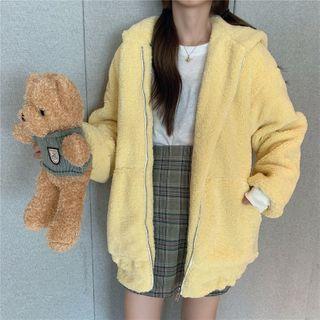 Rabbit Ear Fleece Zipped Jacket