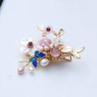 Retro Freshwater Pearl Branches Hair Clip / Hair Stick / Fringed Extension