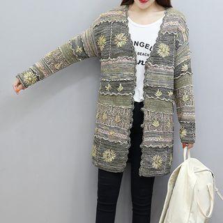 Flower V-neck Cardigan