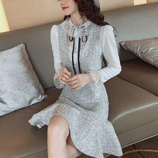 Set: Shirt + Mermaid Pinafore Dress