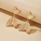 Mermaid Tail Earring 1 Pair - 14853 - Gold - One Size