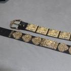 Retro Faux Leather Belt As Shown In Figure - One Size