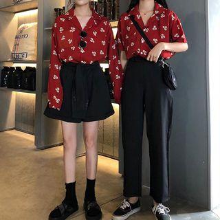 Flower Print Shirt / Dress Pants / Shorts