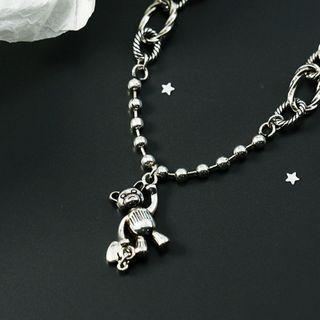 Bear Necklace Bear Necklace - Silver - One Size