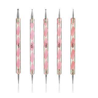 Nail Art Dotting Tool Pink - One Size