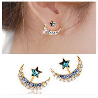 Star And Crescent Moon Ear Jacket