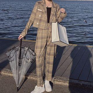 Set: Blazer + High-waist Dress Pants