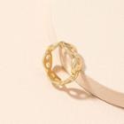 Alloy Open Ring Gold - 8