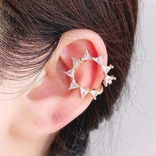 Triangle Rhinestone Cuff Earring