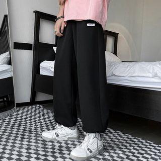 Waffle Lettering Sweatpants