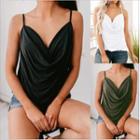 Ruched V-neck Camisole Top
