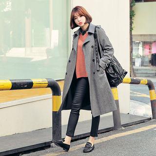 Double-breasted M Lange Trench Coat