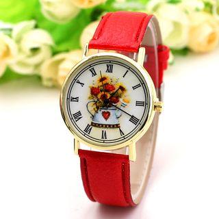 Flower Strap Watch