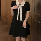 Short-sleeve Ribbon Top / Dress