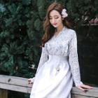 Modern Hanbok Skirt In White White - One Size
