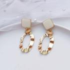 Hollow Drop Earring
