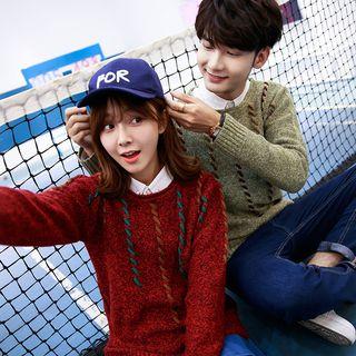 M Lange Couple Matching Thick Sweater