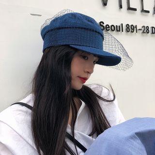 Denim Newsboy Cap Denim Blue - M