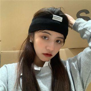 Label Tag Knit Headband