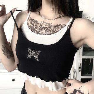 Set Of 2: Crop Camisole Top