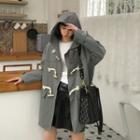 Hooded Toggle Trench Coat