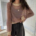 Loose-fit Crop Sweater - 3 Colors