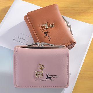 Deer Pin Clasp Wallet