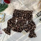 Off-shoulder Leopard Long-sleeve Top