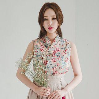 Modern Hanbok Skirt In Beige Beige - One Size