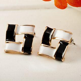 Square Stud Earrings