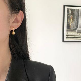 Stainless Steel Drop Earring 1 Pair - Gold - One Size