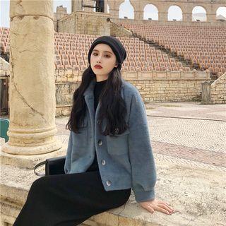 Faux Furry Crop Jacket