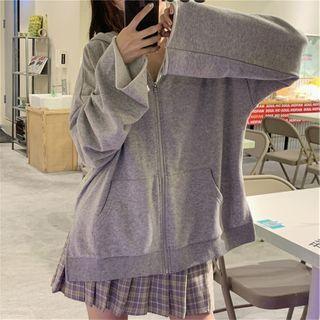 Bell-sleeve Hooded Jacket