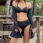 Set: Plain Bikini + Jacket