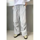 Drawstring Draped Pants