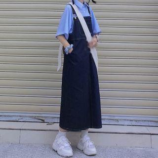 Denim Oversize A-line Dress