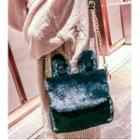 Rabbit Ear Furry Shoulder Bag