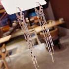 Drop Earring E0077 - 1 Pr - Silver - One Size