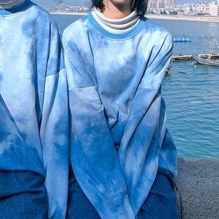 Couple Matching Long-sleeve Tie-dyed Sweatshirt