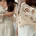 Scalloped Crochet Cardigan