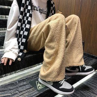 Fleece Wide Leg Pants