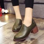 Block Heel Casual Shoes