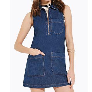 Sleeveless Denim Minidress