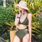 Cut Out High Waist Bikini