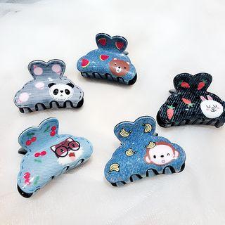 Animal Print Hair Clamp
